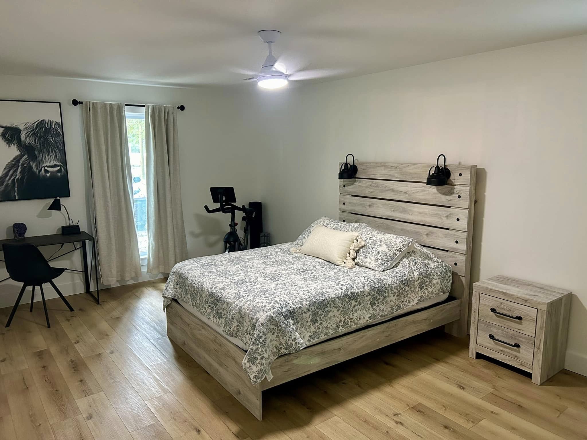 Clean master bedroom