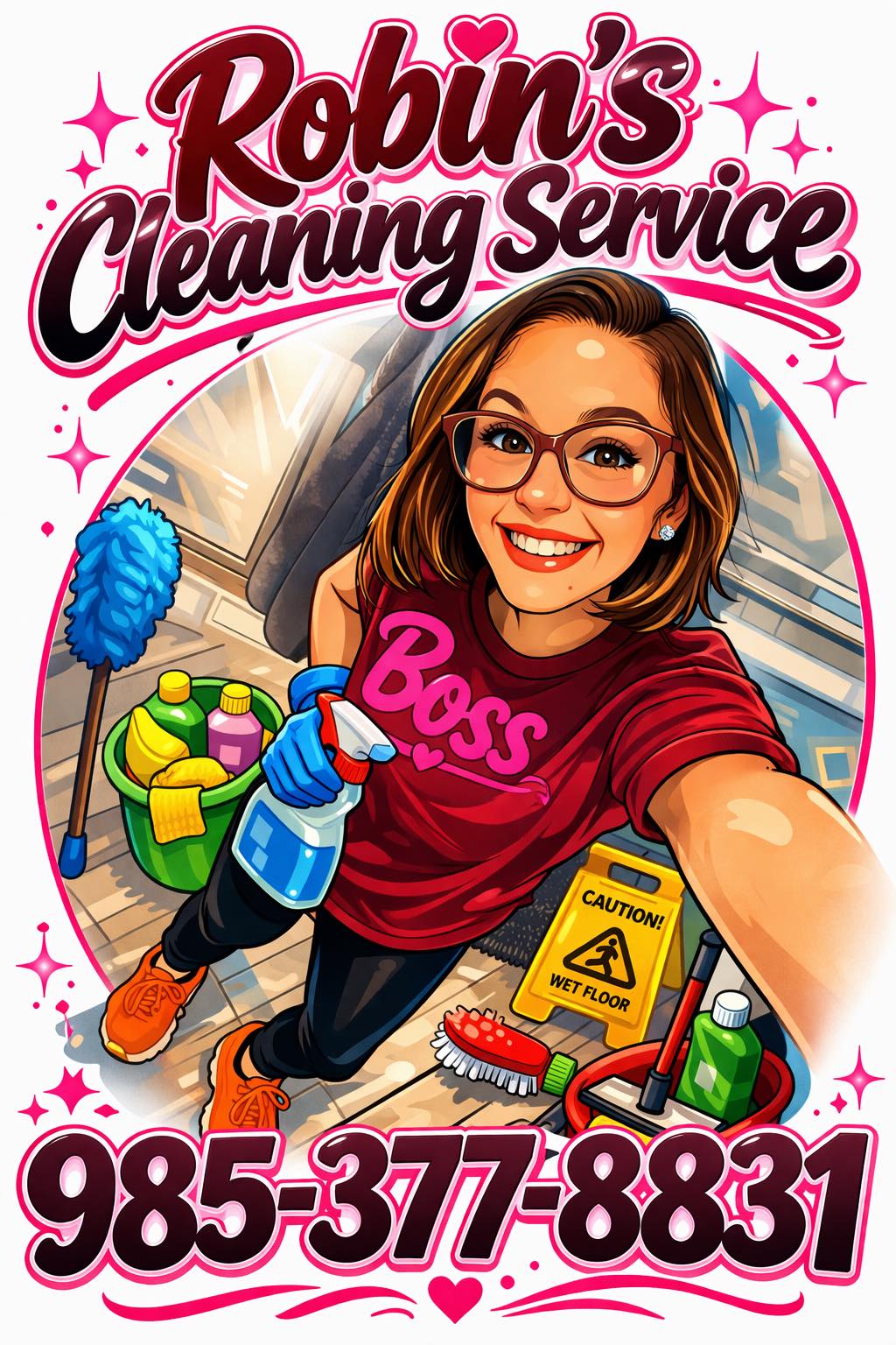 Robin – Owner & Operator of Robin's Cleaning Service